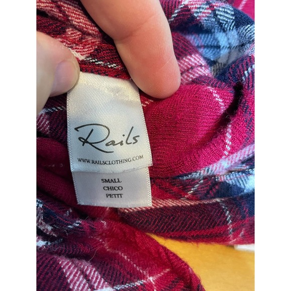 Rails Red Plaid Hunter Cabin Core Button Down Shirt, Size Small - Picture 6 of 8